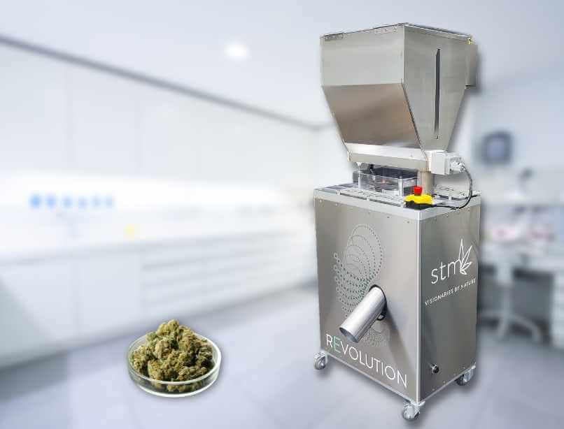 REVOLUTION 2.0 1 Commercial Cannabis Grinder saves Terpenes